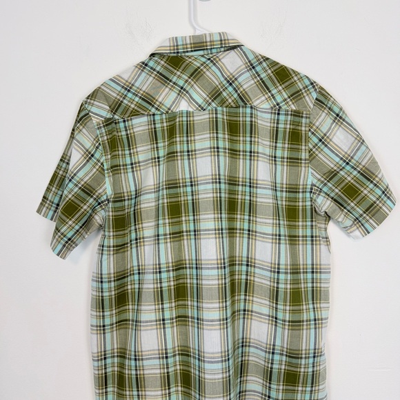 Ariat Atticus Western Shirt Mens Green Plaid Short Sleeve. Size Large. - Picture 8 of 13